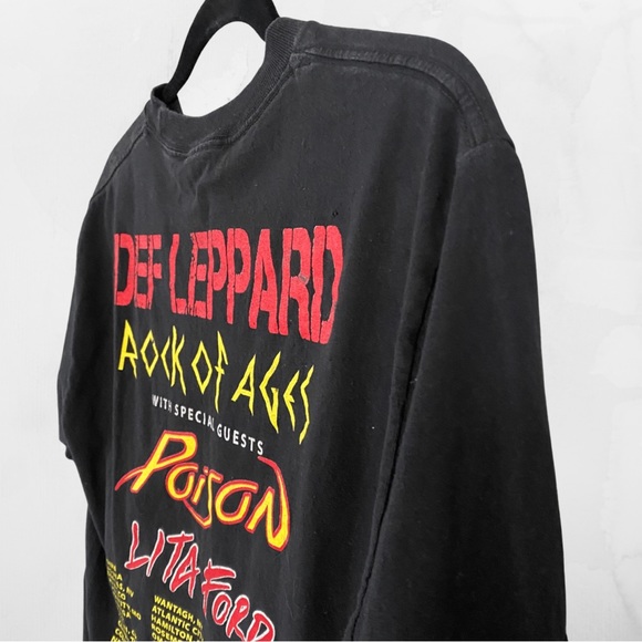 Def Leppard Rock of Ages Tour 2012 T Shirt - Medium - Picture 7 of 9